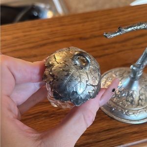 Vintage grape vine salt and pepper shaker